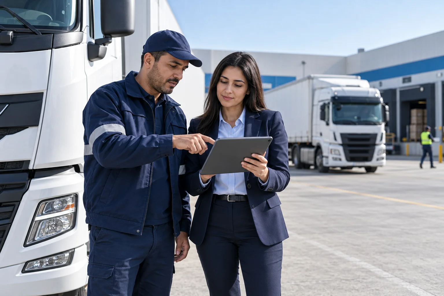 Illustration du module Transporteurs, camions & chauffeurs
